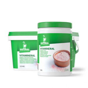 Natural vitamineral 1 kg en 2,5 kg in emmer.